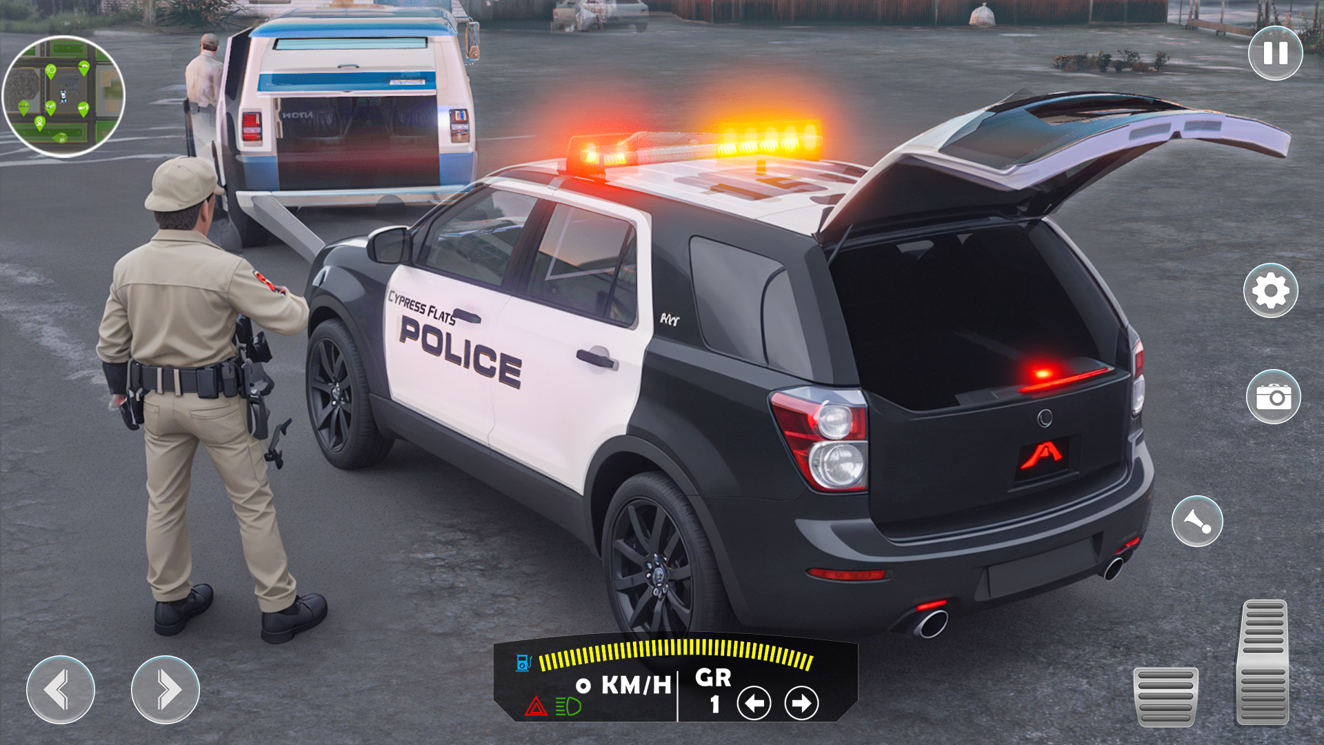 اسکرین شات 3 بازی Police Car Chase Driving Game