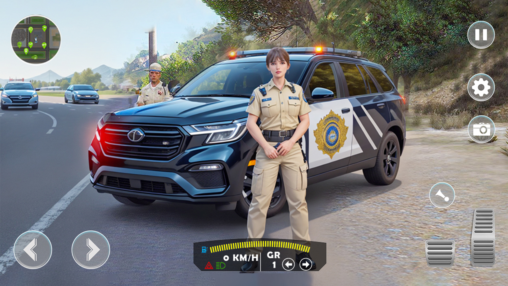 اسکرین شات 1 بازی Police Car Chase Driving Game