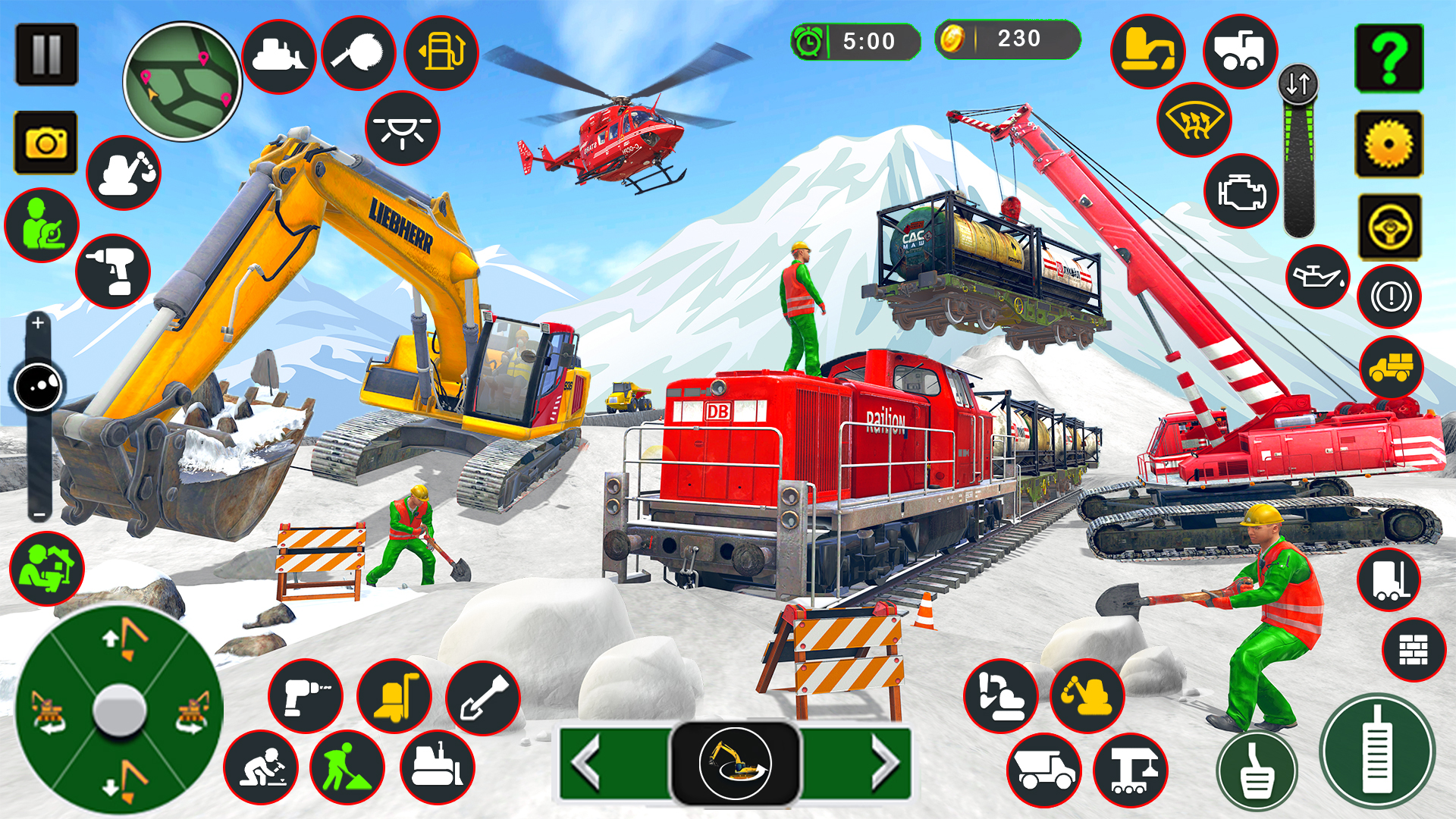 اسکرین شات 3 بازی Snow Excavator Construction 3d