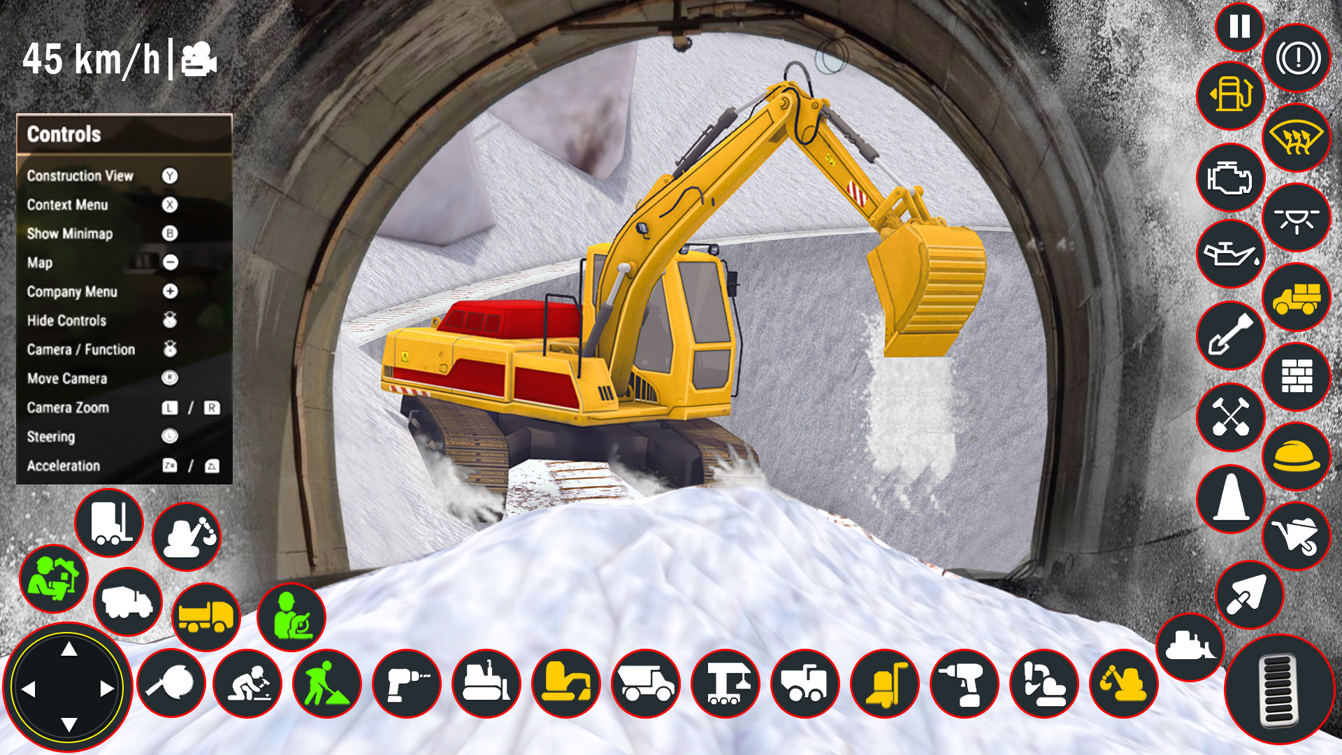 اسکرین شات 7 بازی Snow Excavator Construction 3d