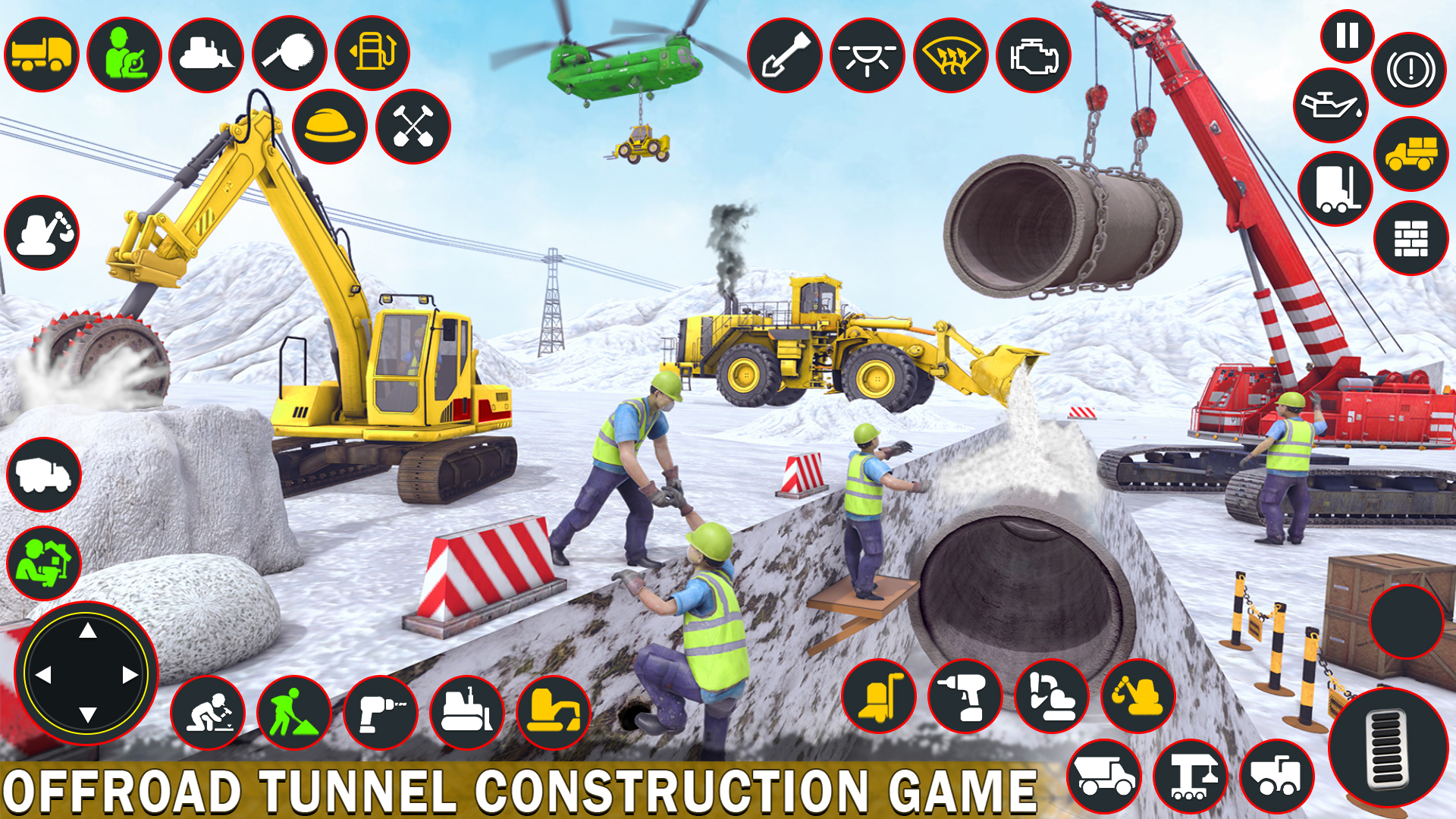 اسکرین شات 1 بازی Snow Excavator Construction 3d