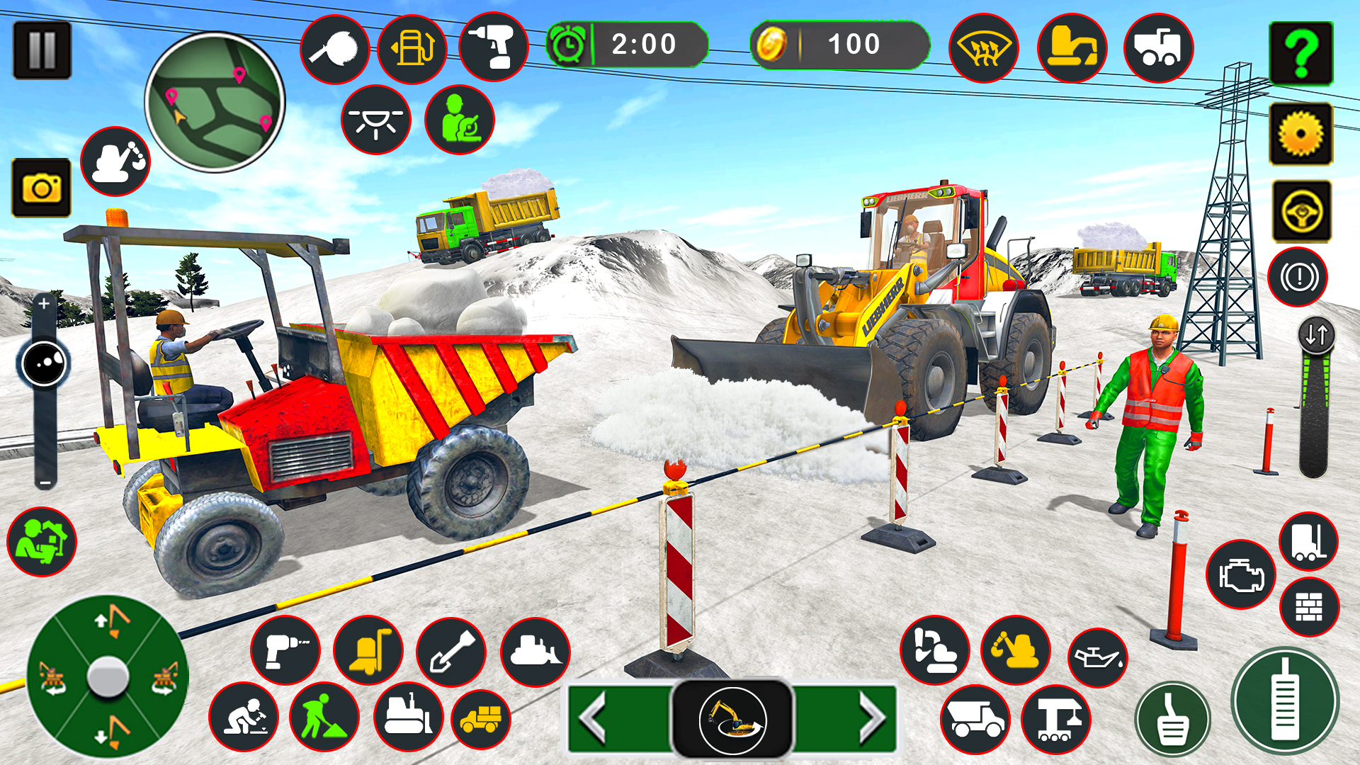اسکرین شات 4 بازی Snow Excavator Construction 3d