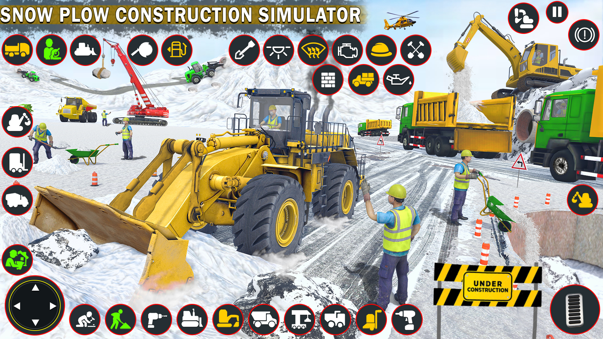 اسکرین شات 8 بازی Snow Excavator Construction 3d