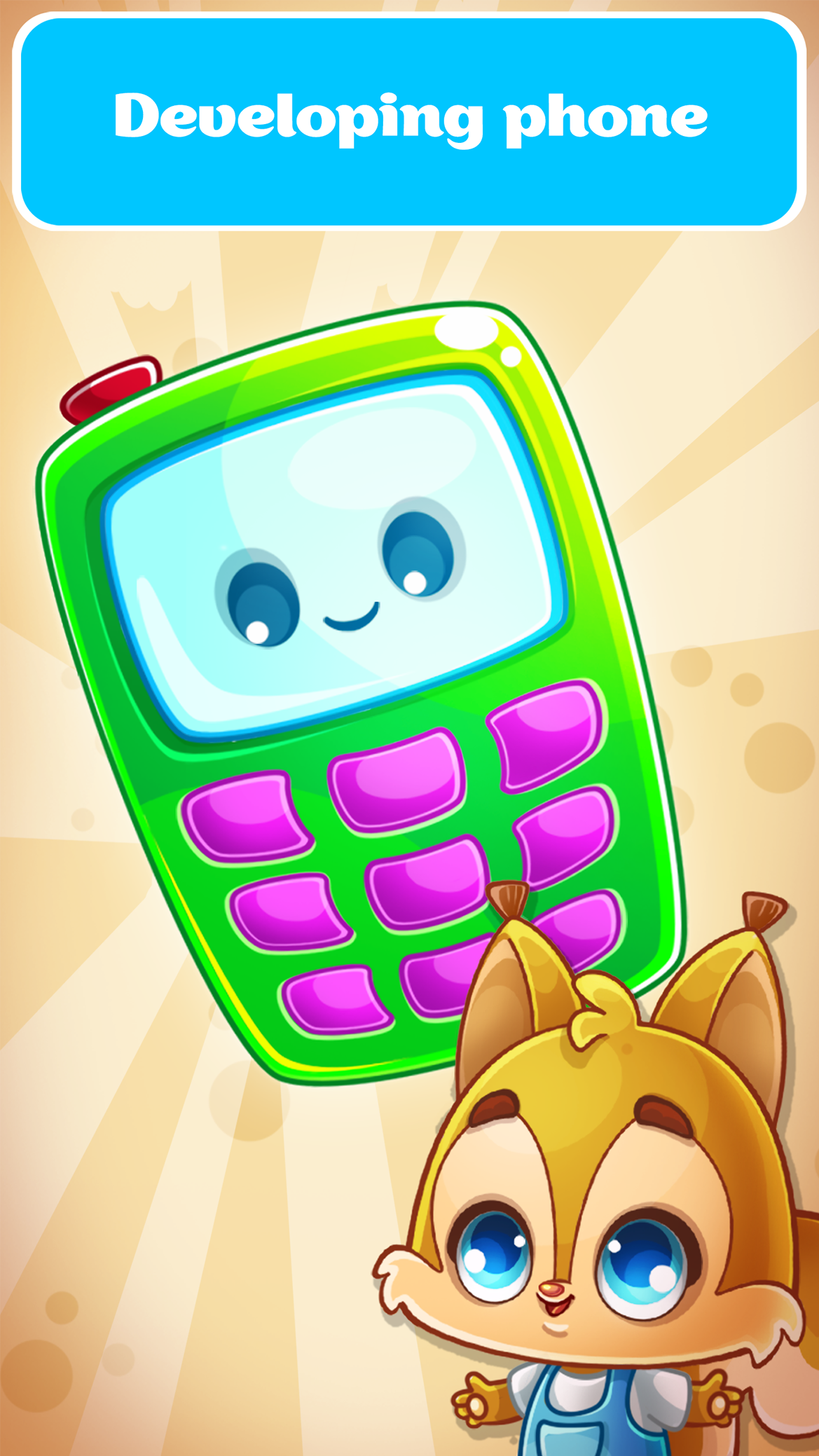 اسکرین شات 1 بازی Babyphone game Numbers Animals
