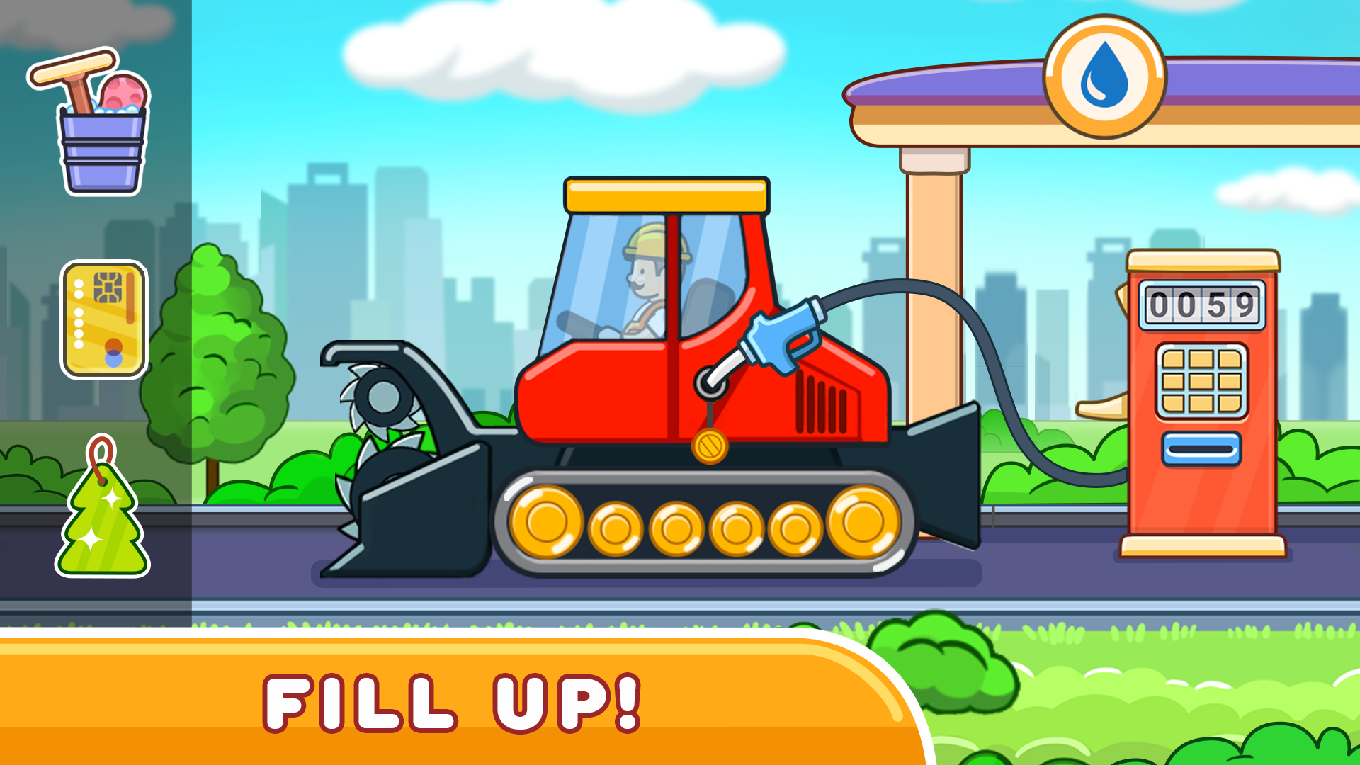 اسکرین شات 2 بازی Kids car games: building city