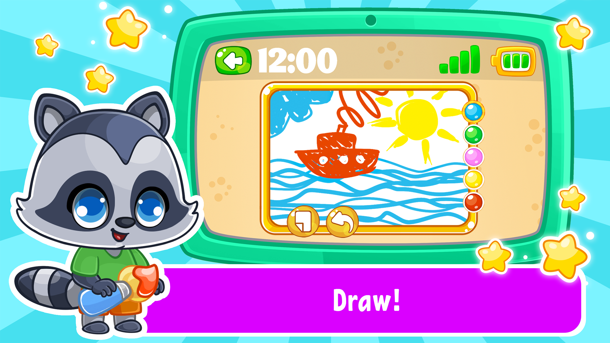 اسکرین شات 4 بازی Learning Tablet Baby Games 2 5