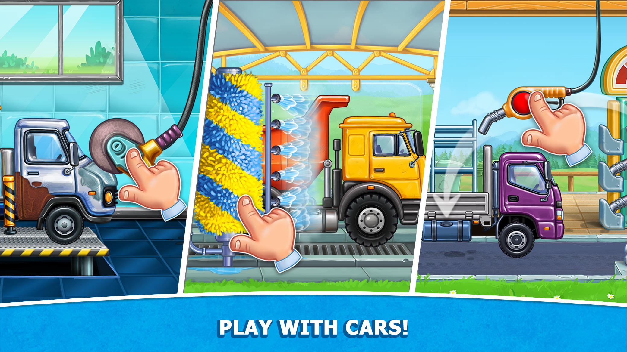 اسکرین شات 3 بازی Kids Truck: City Builder Games