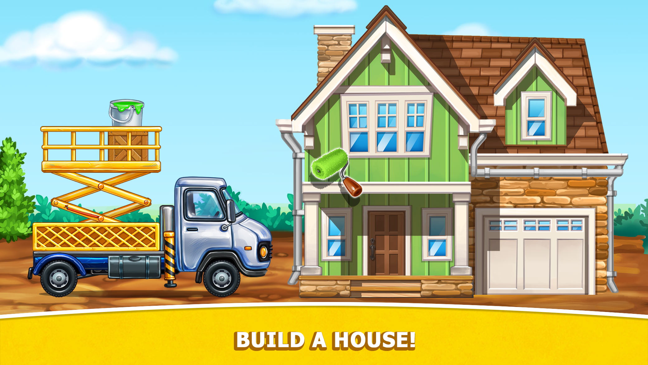 اسکرین شات 4 بازی Kids Truck: City Builder Games