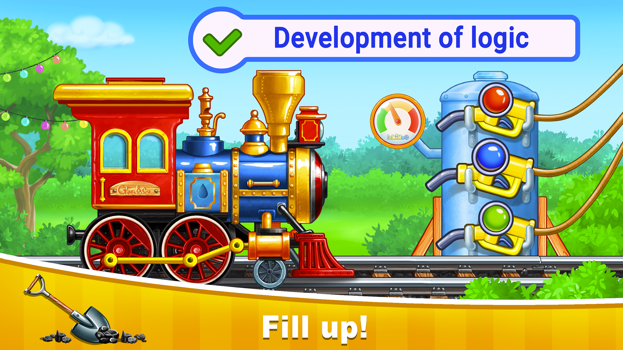 اسکرین شات 2 بازی Train Games for Kids: station