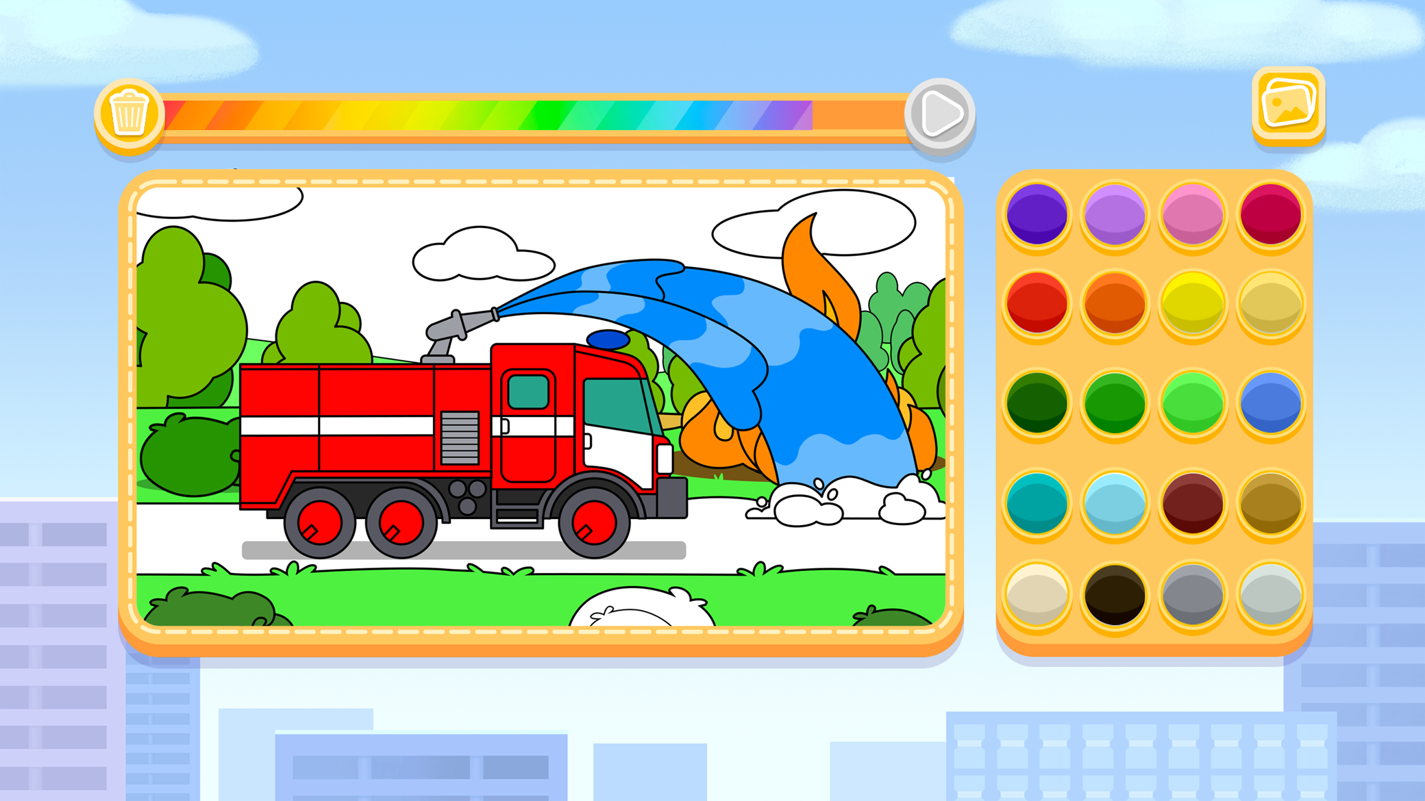 اسکرین شات 8 بازی Kids Cars Games build a truck