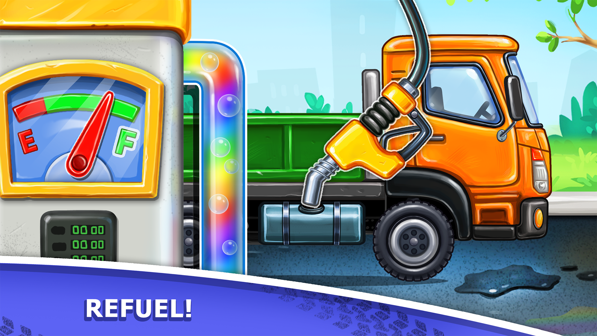 اسکرین شات 2 بازی Truck games for kids: building