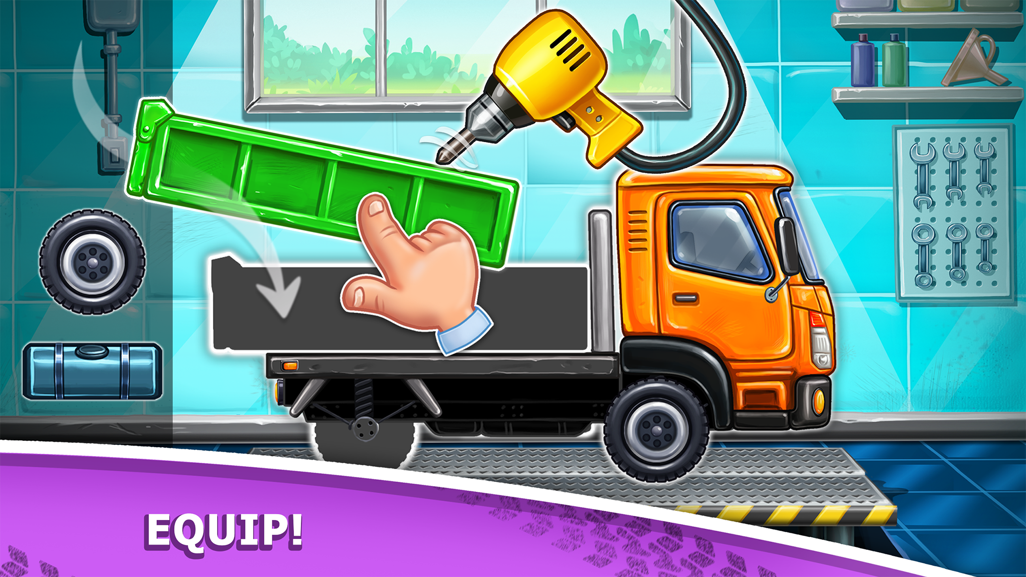 اسکرین شات 1 بازی Truck games - build a house