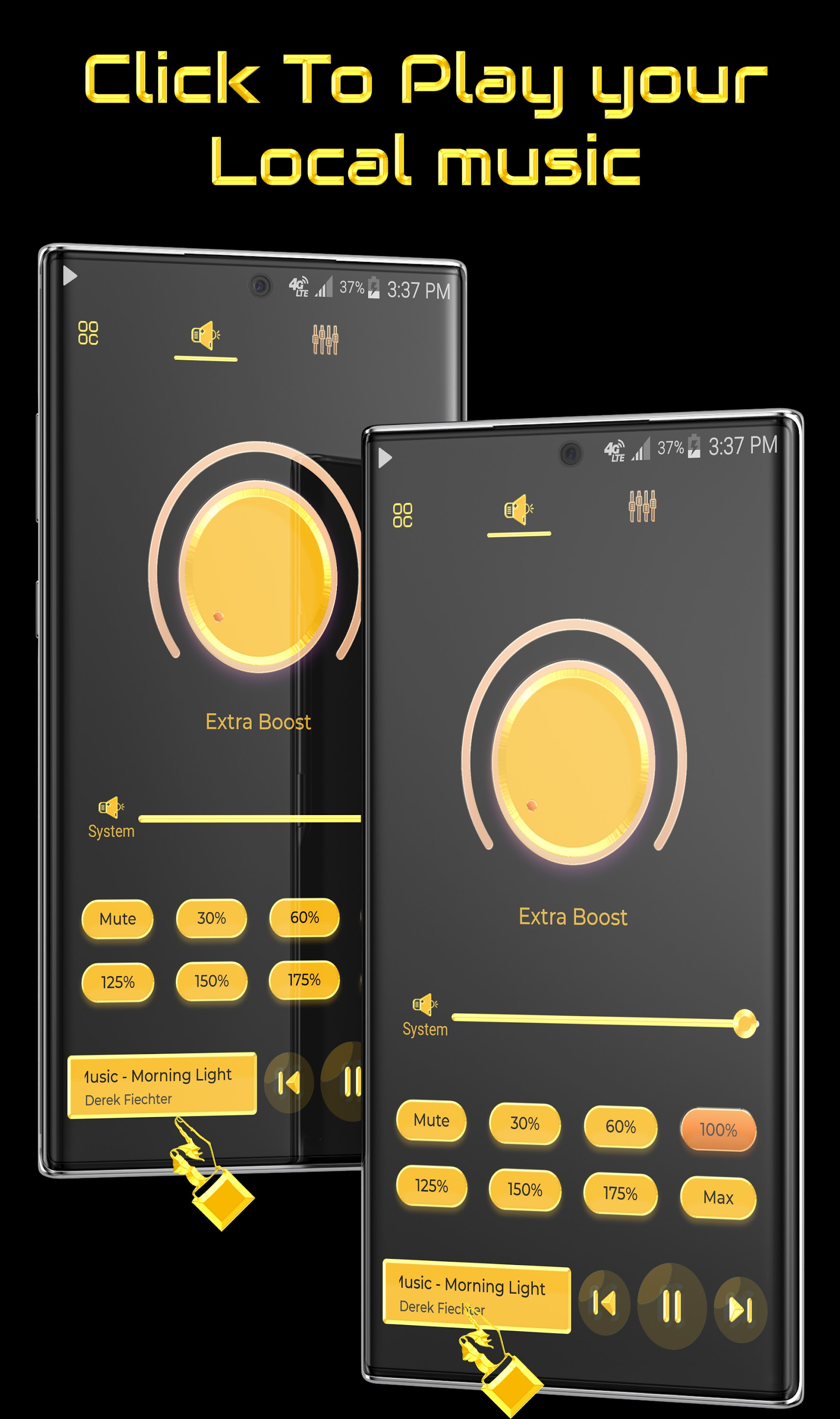 اسکرین شات 3 برنامه Gold Volume Booster