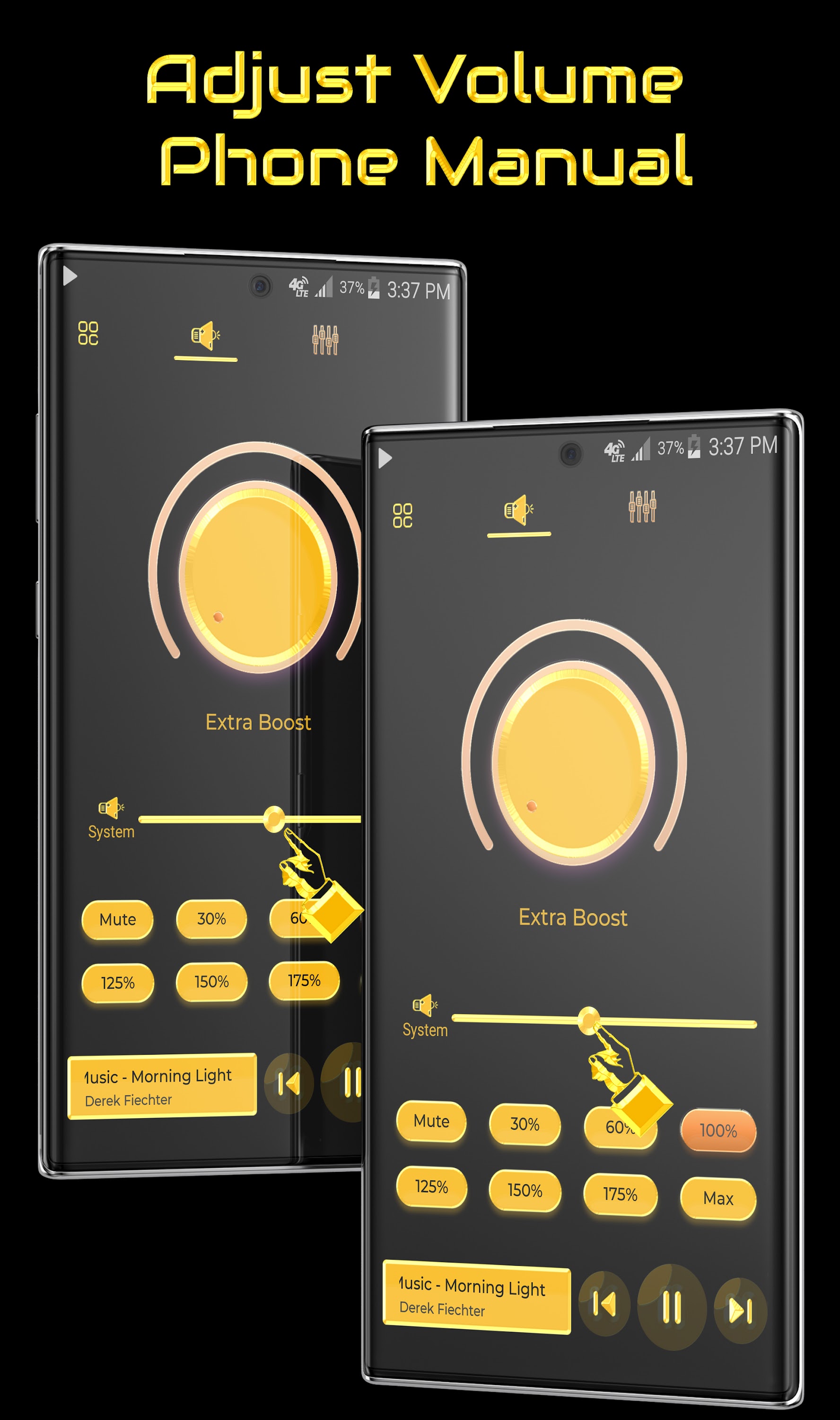 اسکرین شات 5 برنامه Gold Volume Booster