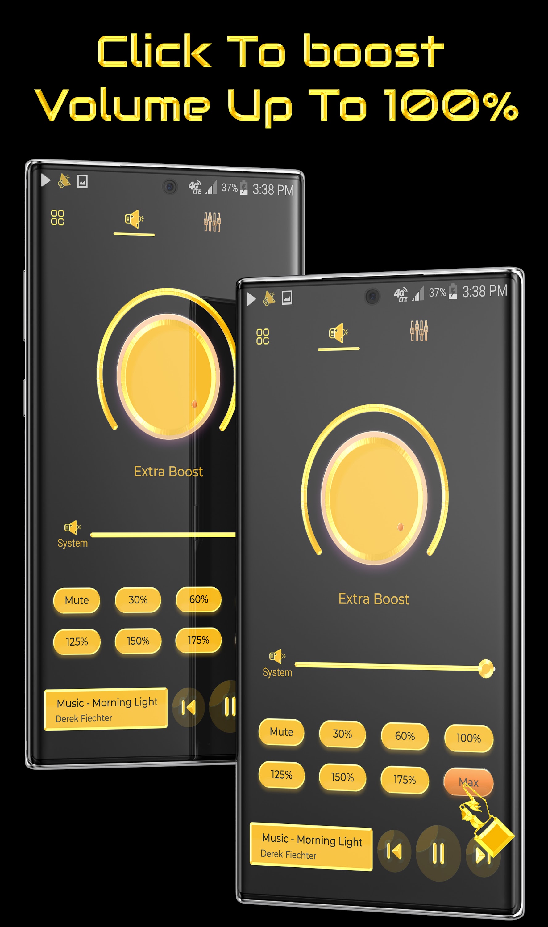 اسکرین شات 4 برنامه Gold Volume Booster