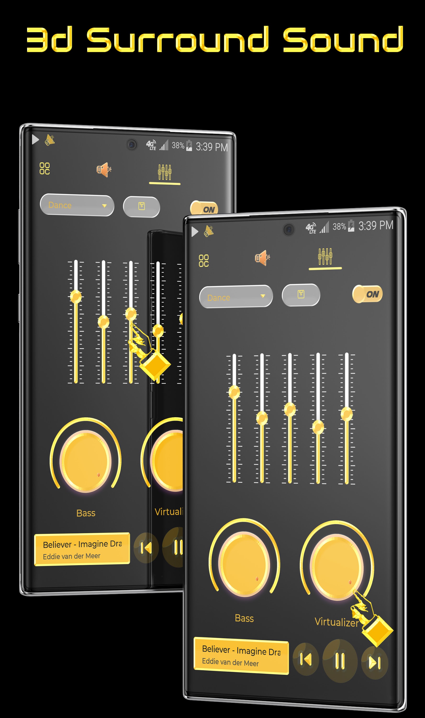 اسکرین شات 6 برنامه Gold Volume Booster