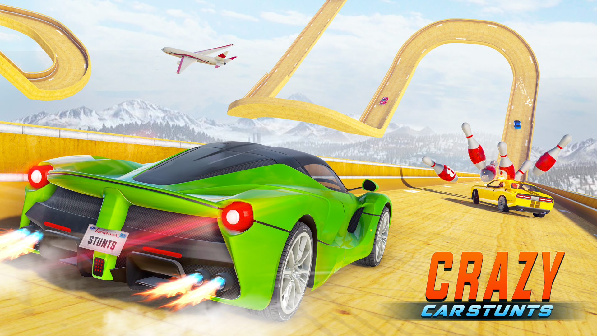 اسکرین شات 1 برنامه Car Race Master | Stunt Racing