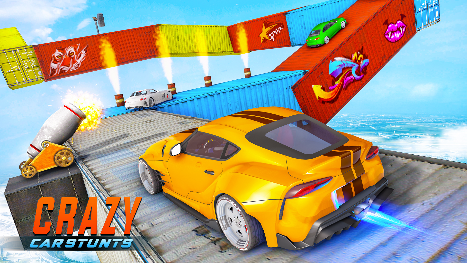اسکرین شات 3 برنامه Car Race Master | Stunt Racing