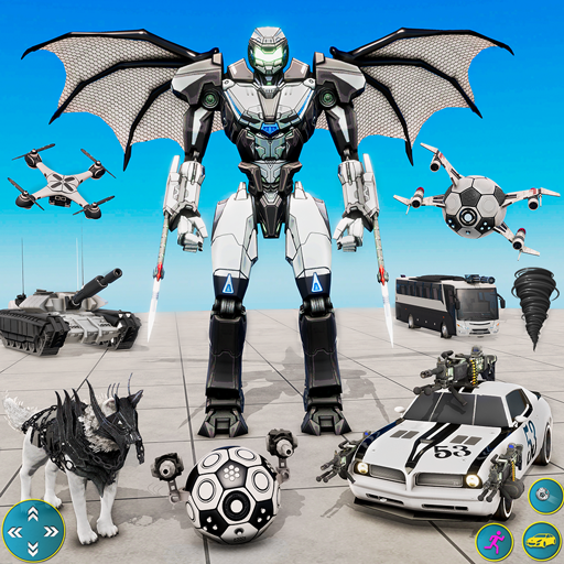 اسکرین شات 1 برنامه Football Robot Car Games