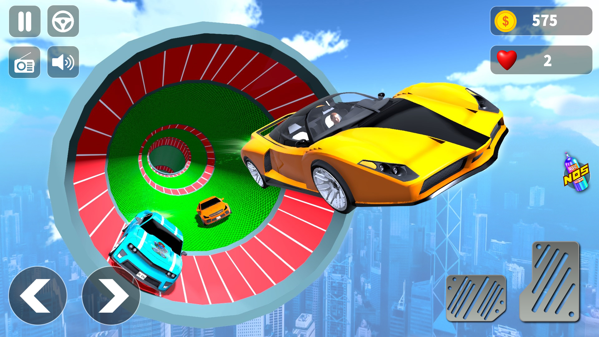 اسکرین شات 6 بازی Car Stunts: Car Offline Games