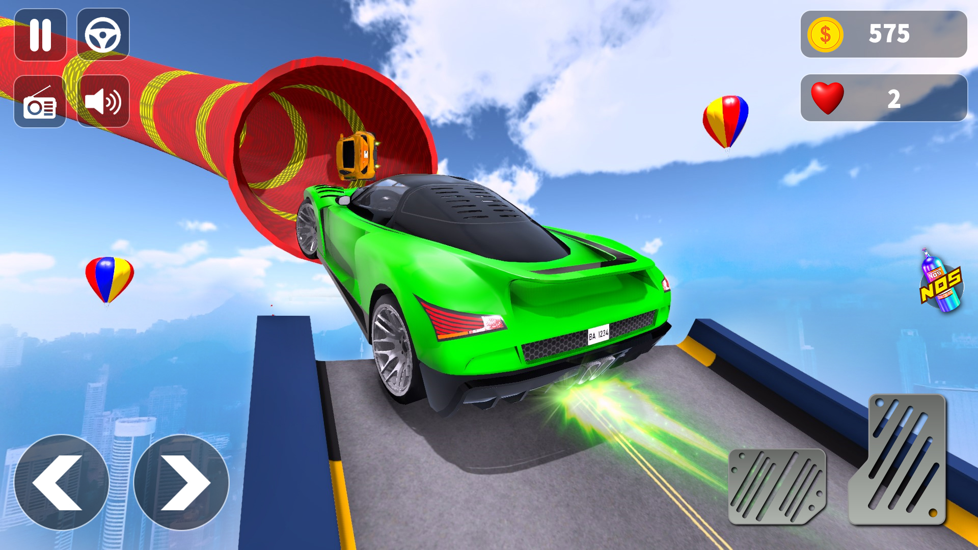 اسکرین شات 7 بازی Car Stunts: Car Offline Games
