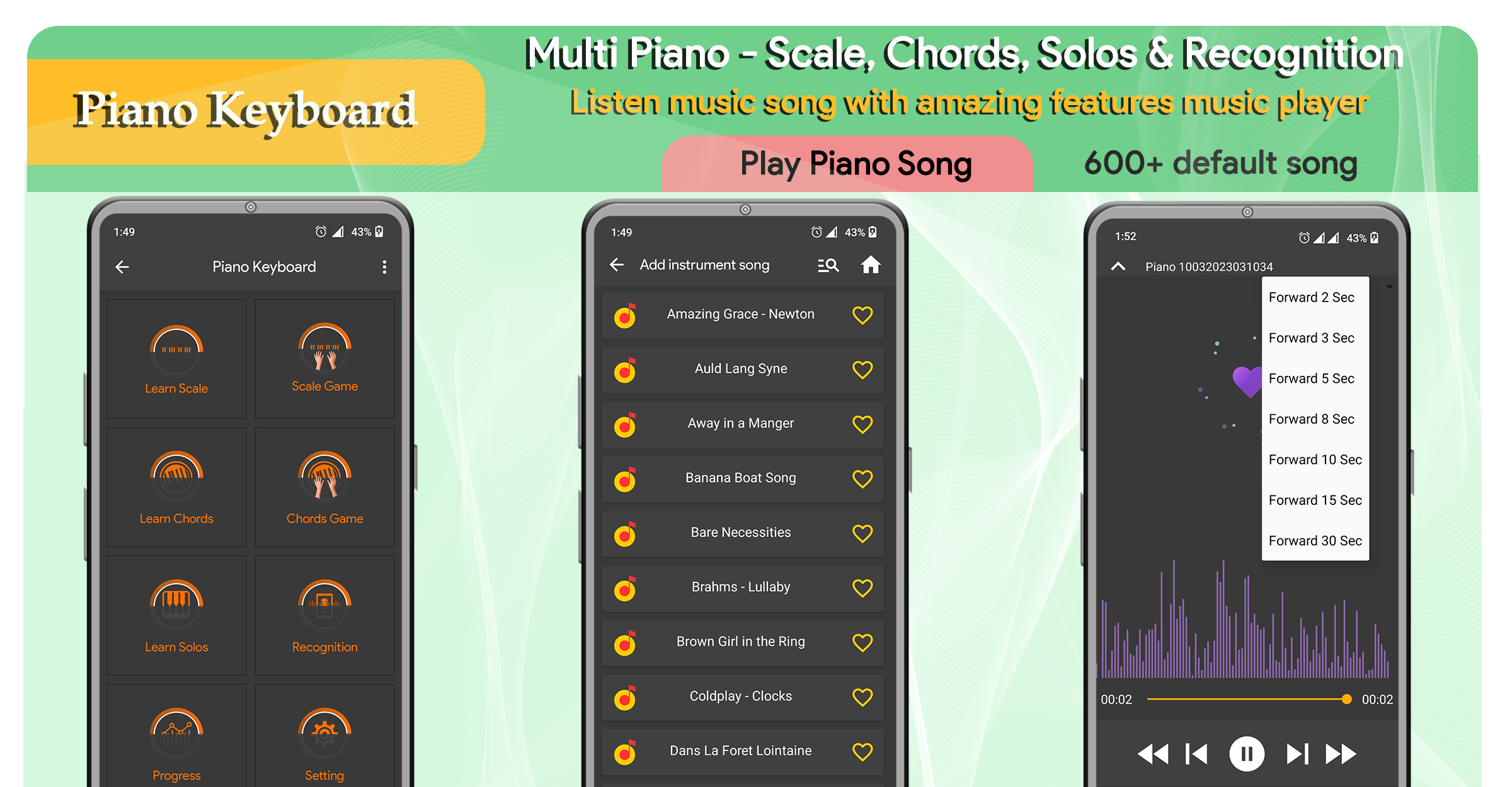 اسکرین شات 8 برنامه Piano Keyboard