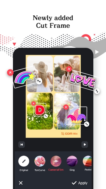 اسکرین شات 2 برنامه GOM Mix-Light Fast VideoEditor