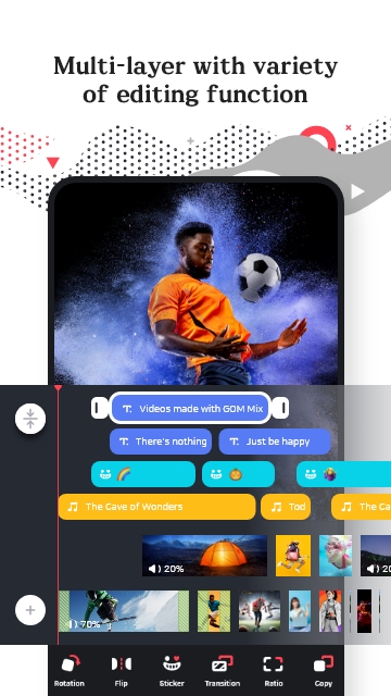 اسکرین شات 6 برنامه GOM Mix-Light Fast VideoEditor