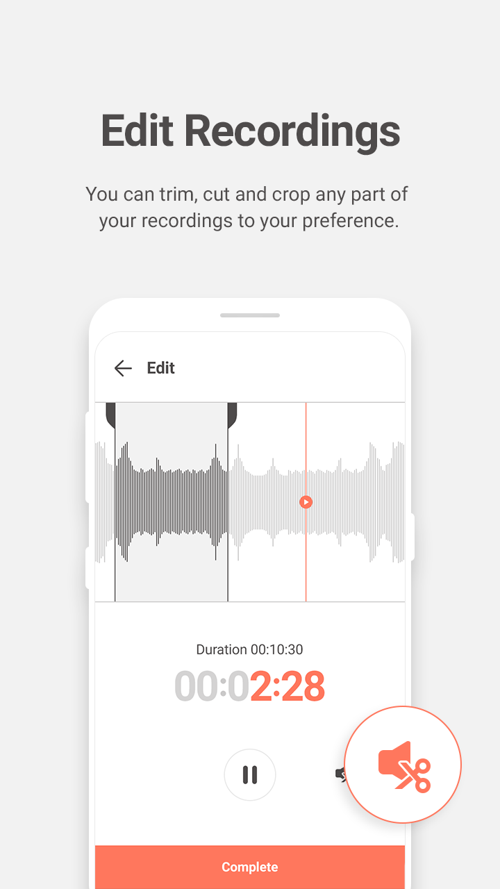 اسکرین شات 6 برنامه GOM Recorder - High-Quality Vo