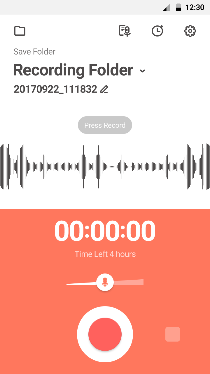 اسکرین شات 7 برنامه GOM Recorder - High-Quality Vo