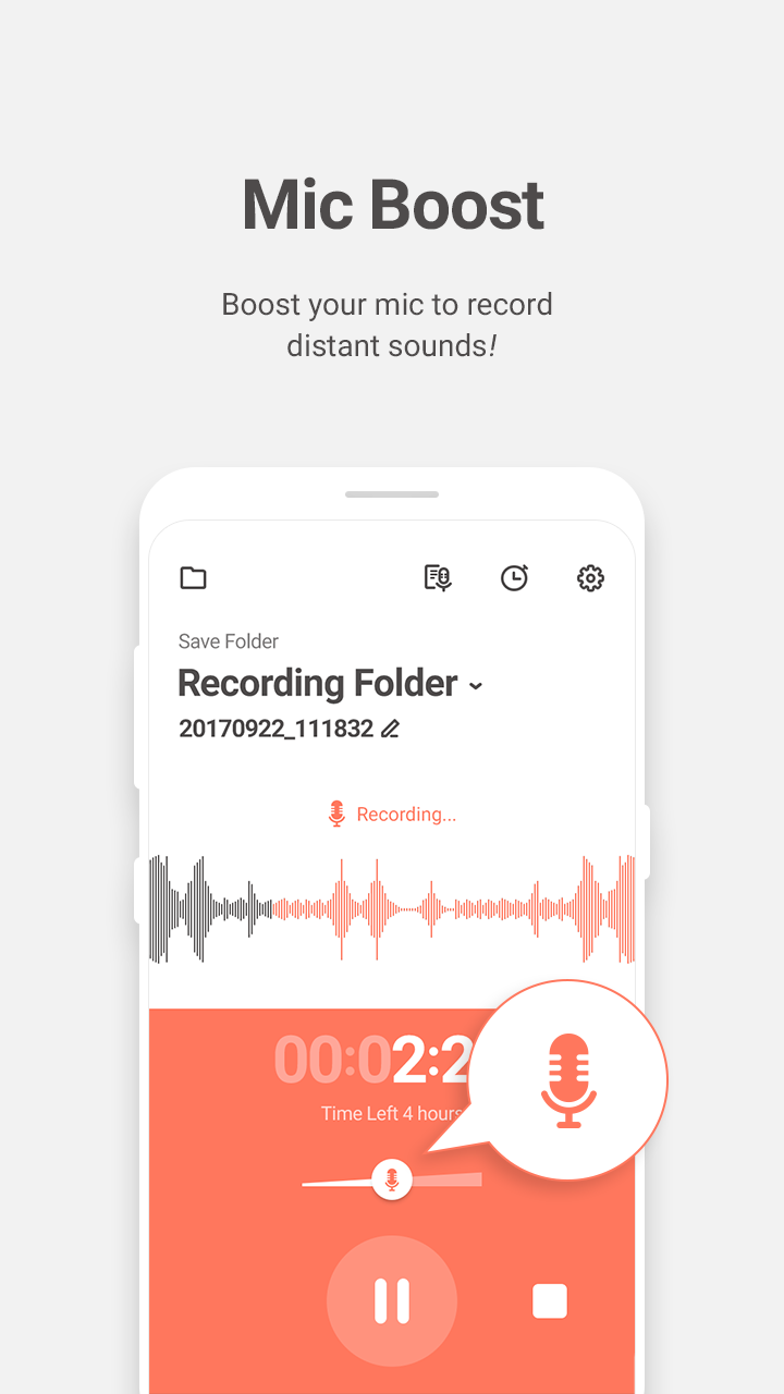 اسکرین شات 5 برنامه GOM Recorder - High-Quality Vo