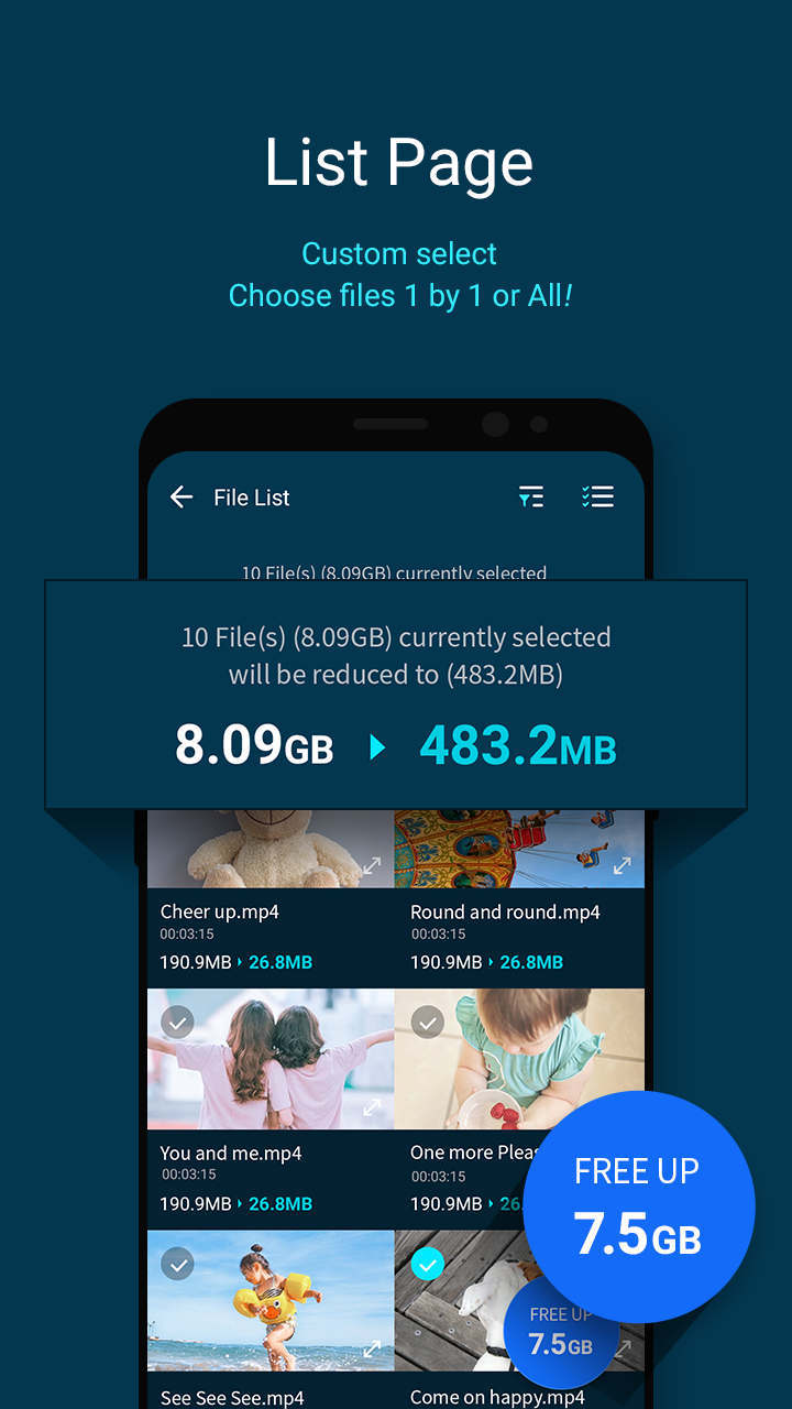 اسکرین شات 2 برنامه GOM Saver: Free up space on yo