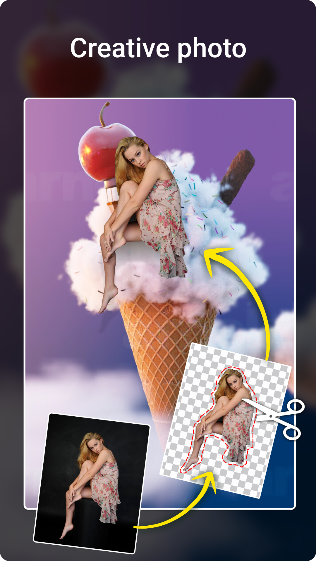 اسکرین شات 6 برنامه Cut Edit: BG Remover,BG Eraser