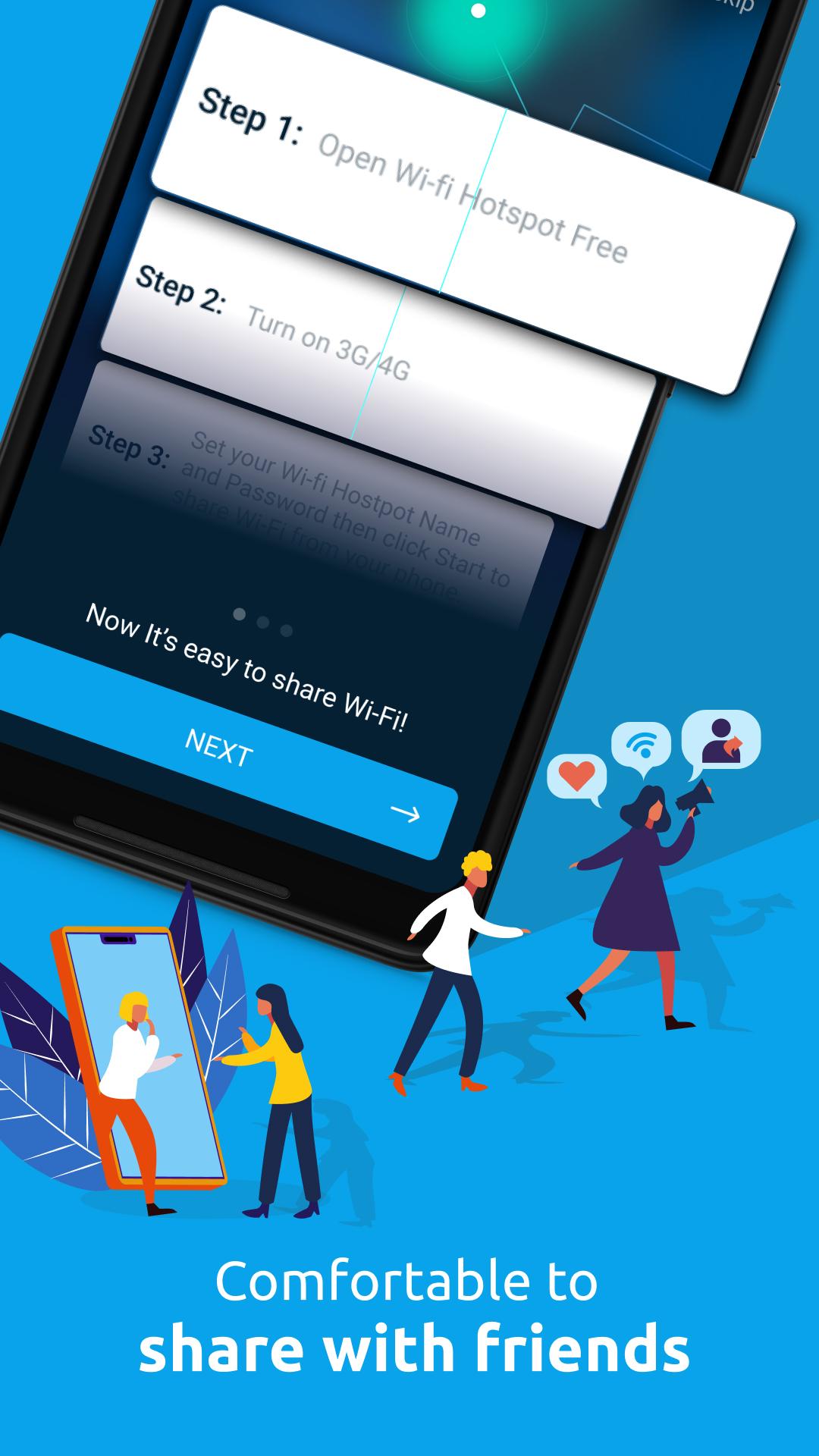 اسکرین شات 5 برنامه WiFi Hotspot, Personal hotspot