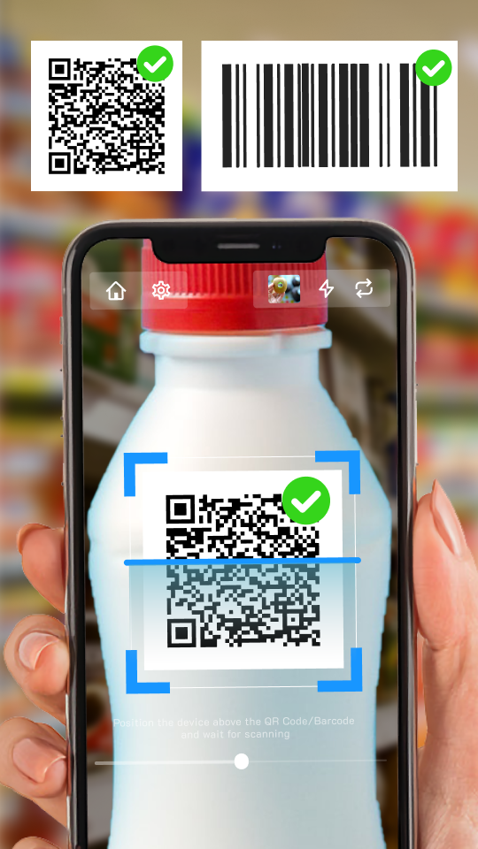 اسکرین شات 1 برنامه QR Code Reader: QR Scanner