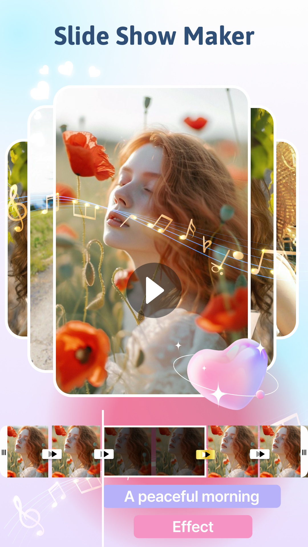 اسکرین شات 1 برنامه Photo Video Slideshow Maker