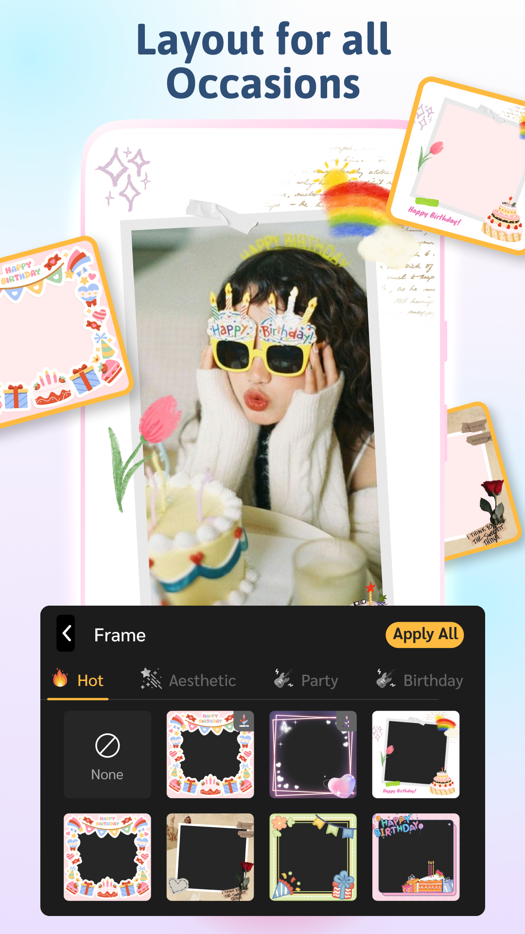 اسکرین شات 3 برنامه Photo Video Slideshow Maker