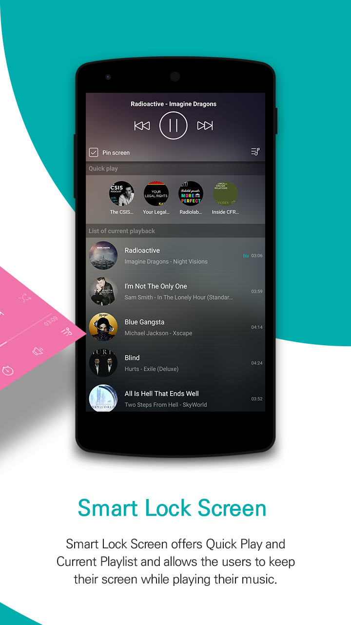 اسکرین شات 2 برنامه GOM Audio - Multi Music Player