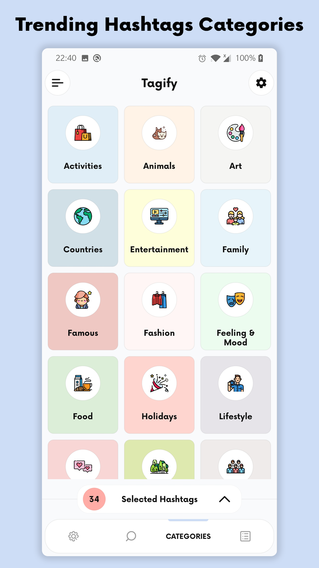 اسکرین شات 3 برنامه Tagify: hashtags for Instagram