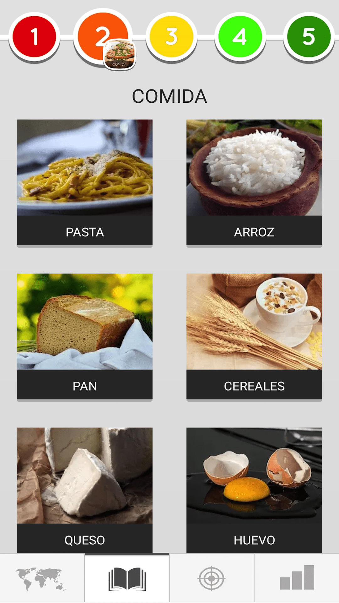 اسکرین شات 2 برنامه Learn Spanish 1000 Words