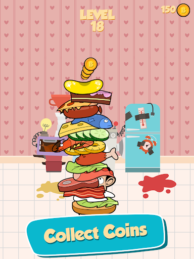 اسکرین شات 7 بازی Mr Bean - Sandwich Stack