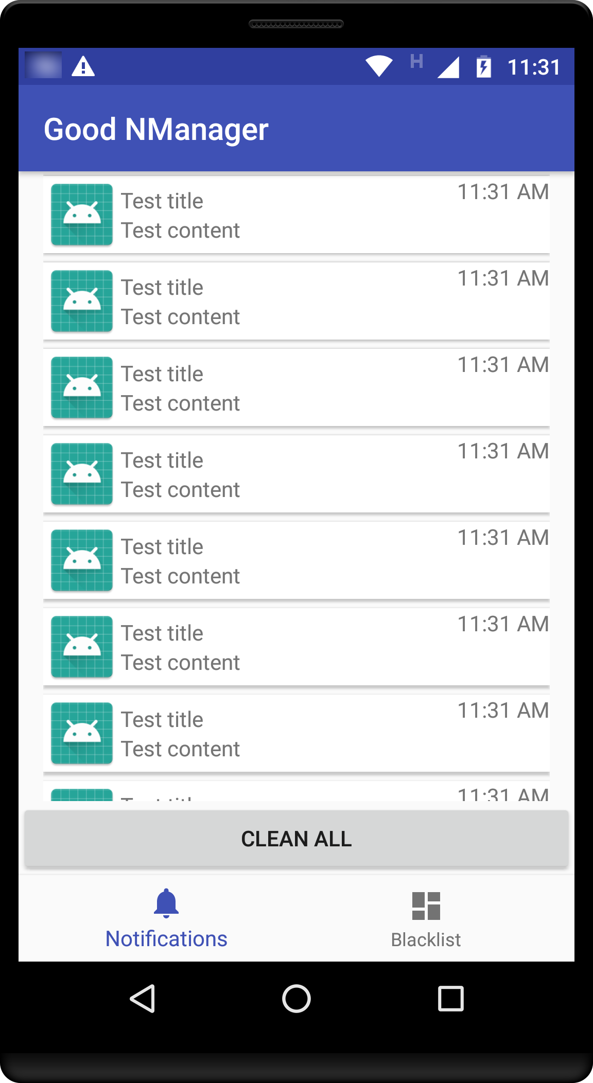 اسکرین شات 4 برنامه NManager: Notification Manager