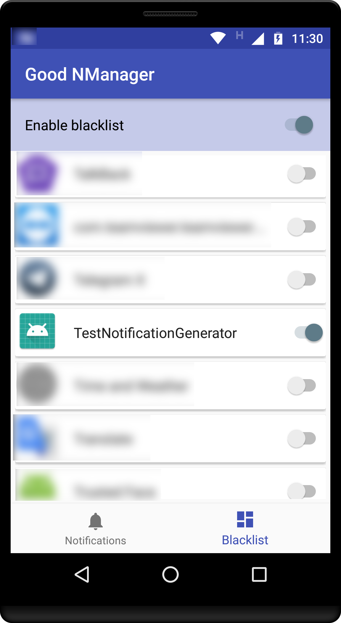 اسکرین شات 3 برنامه NManager: Notification Manager