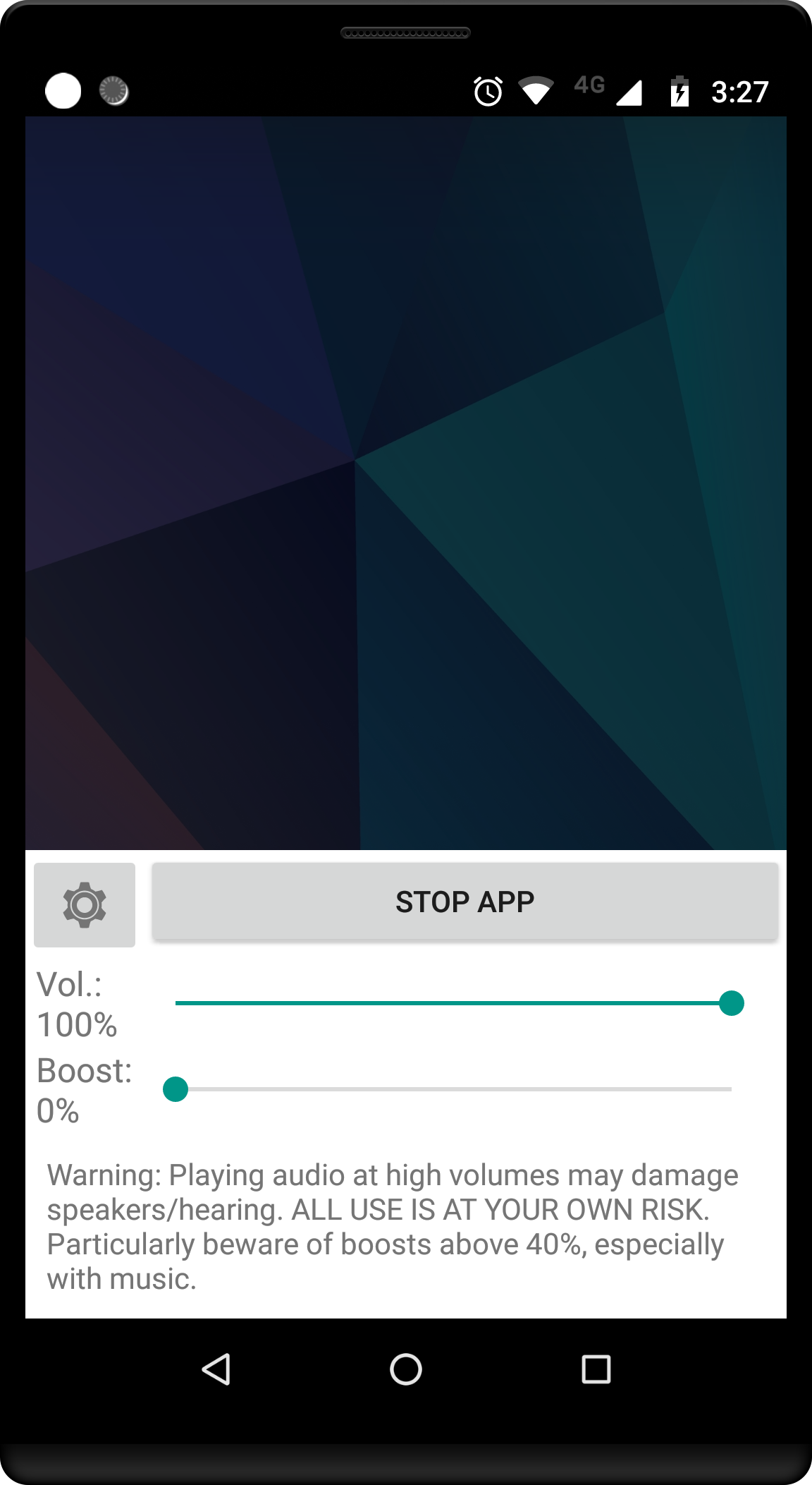 اسکرین شات 1 برنامه Volume Booster GOODEV