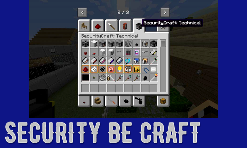 اسکرین شات 3 برنامه Security Craft Mod Minecraft