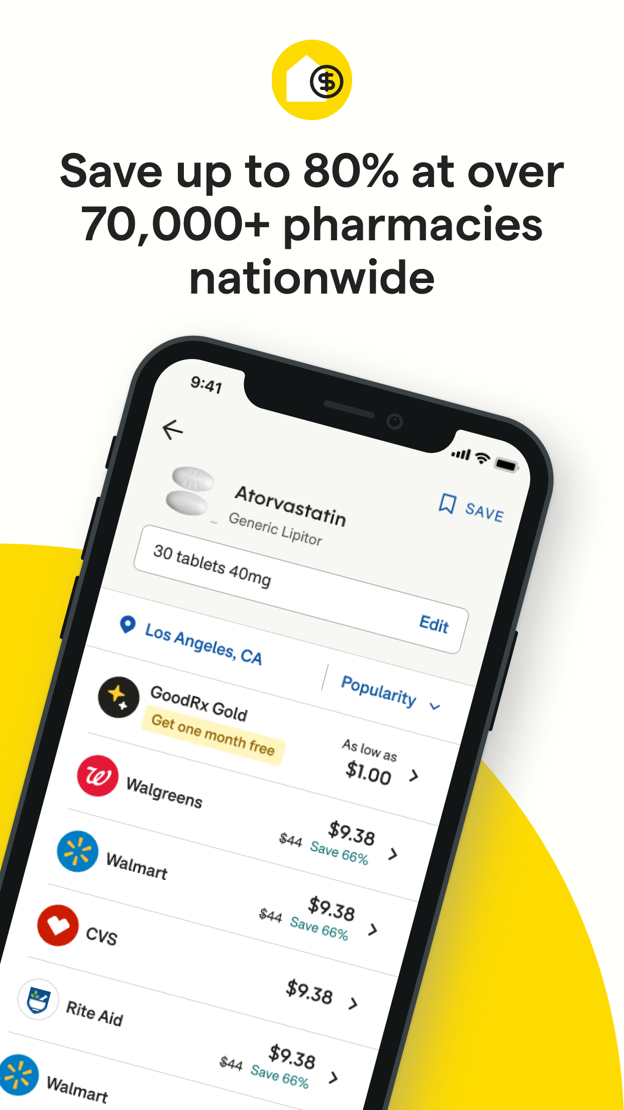 اسکرین شات 2 برنامه GoodRx: Prescription Coupons