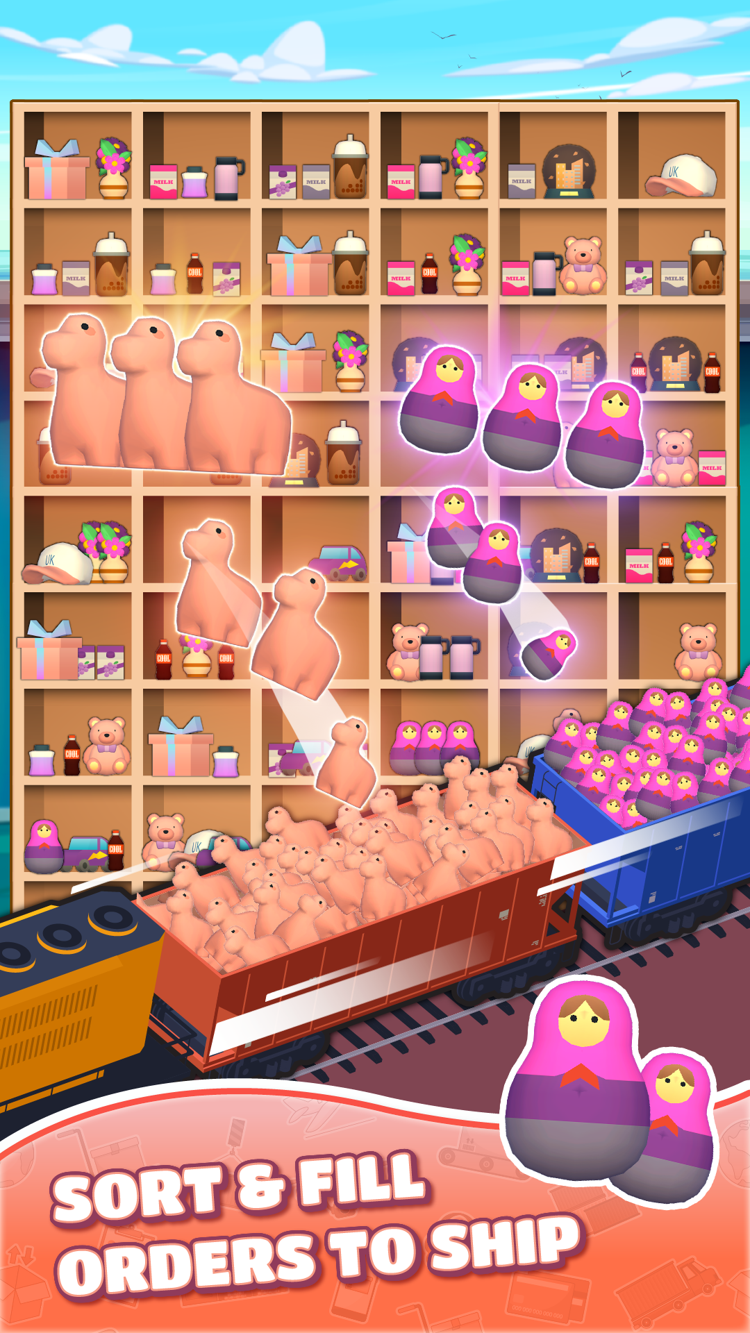 اسکرین شات 4 بازی Goods Match: Sort n Ship