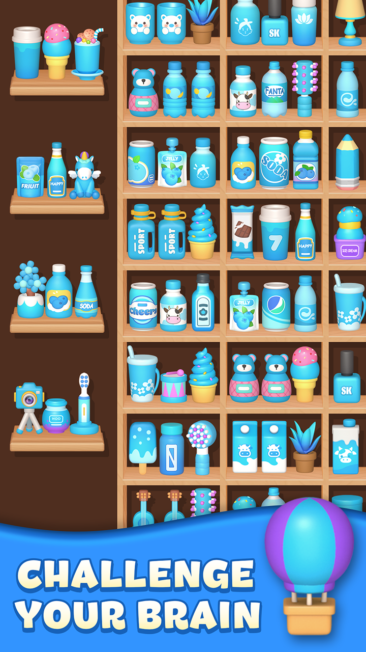 اسکرین شات 2 بازی Sort Fever:3D Goods Match