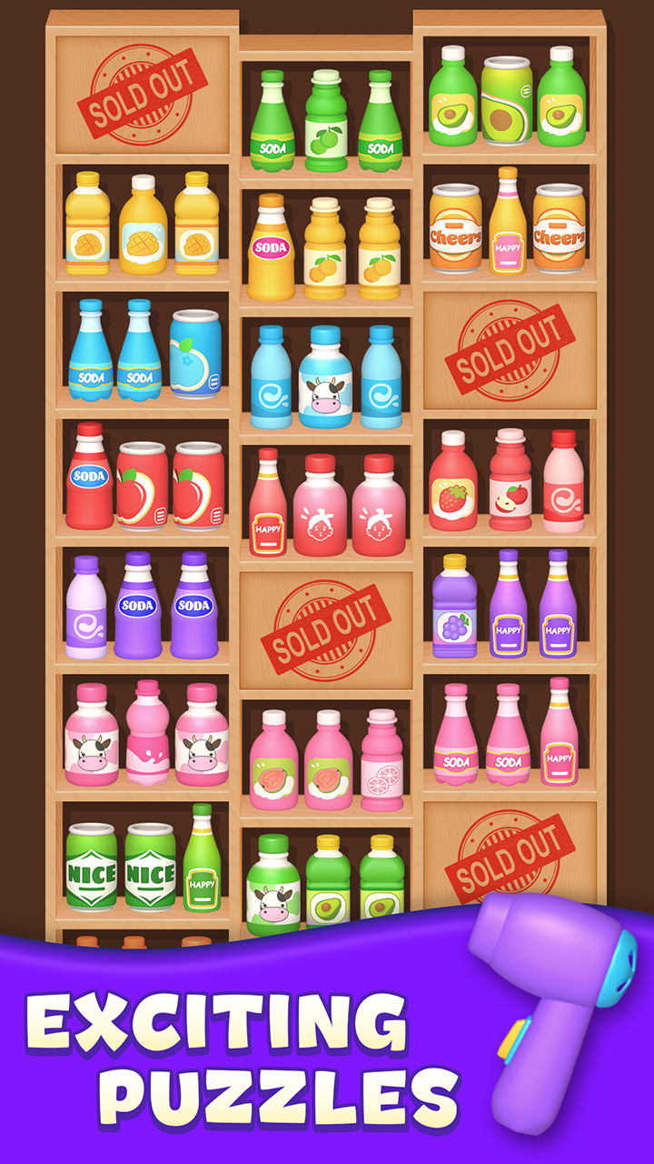 اسکرین شات 3 بازی Sort Fever:3D Goods Match