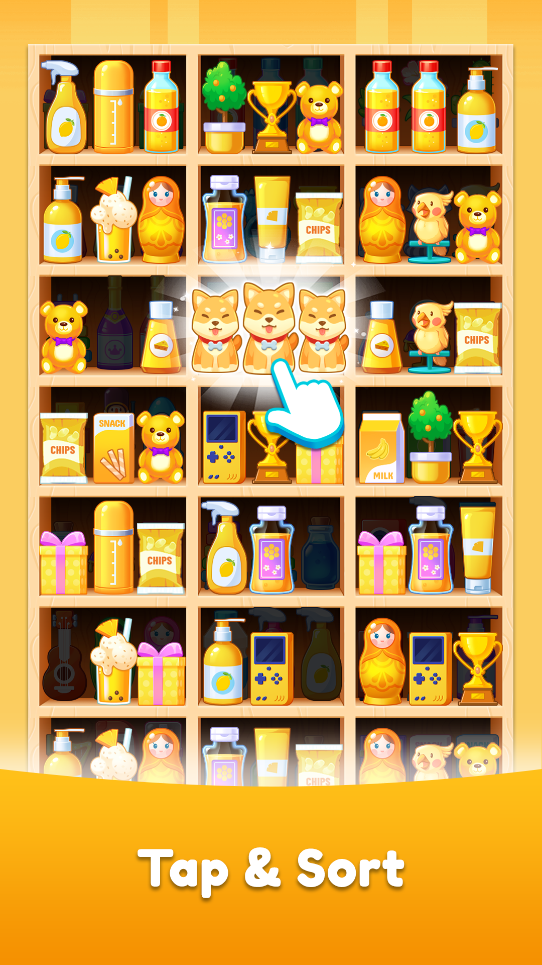 اسکرین شات 5 بازی Shelf Sort Puzzle Game